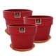 thumbnail image 1 of Set de 3 Maceta Greta 22cm Morron y sus platos, 1 of 3