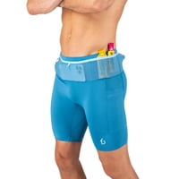 Shorts De Compresión Flipbelt 3.0 Azul Glaciar Talle L