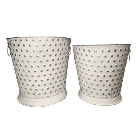 Bric - Macetero Metálico Set De 2