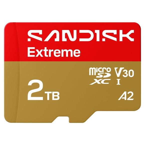 Tarjeta de memoria Flash Sandisk Extreme 2 TB microSD UHS‑I