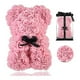 thumbnail image 1 of Oso pétalos de rosas San Valentín Rosado, 1 of 4