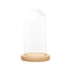 thumbnail image 4 of Cúpula De Cristal Transparente Cloche Casa De Muñecas Decoración Ornamento DIY Cúpula Transparente Cloche 12cmx18cmx14cm, 4 of 5