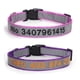 thumbnail image 1 of Collares reflectantes personalizados para perros, grabados a medida con nombre y número de teléfono, ajustables., 1 of 5