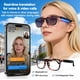 thumbnail image 2 of Gafas inteligentes inalámbricas Bluetooth de traducción MNVOEQ C3+, 2 of 9