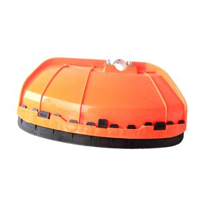 Ioensy - Protector Universal Para Desbrozadora, Cubierta Portátil Para Desbrozadora, Accesorio Para Cortacésped, Color Naranja