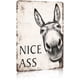 thumbnail image 1 of Letrero aluminio burro divertido 20x30 cm buen culo rústico decoración hogar humorístico granja baño retro placa cafetería, 1 of 7