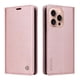 thumbnail image 5 of Funda Billetera de Cuero para iPhone 16 Pro con Tarjetero y Soporte - Tapa Magnética Rosa, 5 of 6