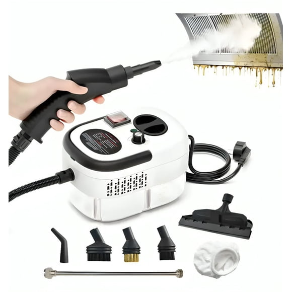 Limpiador A Vapor Portátil Multifuncional Blanco