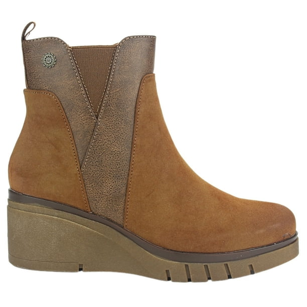 Botin Chalada Mujer Wedgenew-1 Tostado Casual