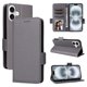 thumbnail image 3 of Funda Cartera para iPhone 16 Tapa Flip con Ranuras y Soporte Gris, 3 of 5
