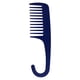 thumbnail image 3 of Peine De Ducha Con Peine De Dientes Anchos Con Gancho Para Cabello Largo, Seco, Húmedo, Azul, 3 of 5