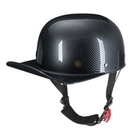 Magideal - Casco Retro Para Motocicleta Atv, Cara Abierta, Correa De Liberación Rápida, Medio Casco Elegante, Casco Para Adulto Para Bicicleta Atv, Profesional Estilo A