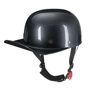 Magideal - Casco Retro Para Motocicleta Atv, Cara Abierta, Correa De Liberación Rápida, Medio Casco Elegante, Casco Para Adulto Para Bicicleta Atv, Profesional Estilo A