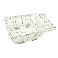 Ioensy - Cuenco Para Tinte De Cabello, Mango Portátil, Parte Inferior Antideslizante Profesional Para Bricolaje, Verde