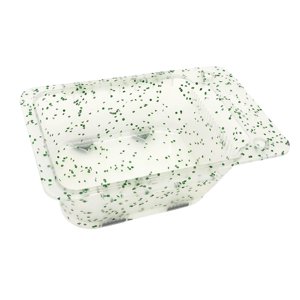 Ioensy - Cuenco Para Tinte De Cabello, Mango Portátil, Parte Inferior Antideslizante Profesional Para Bricolaje, Verde