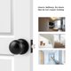 thumbnail image 2 of Pomos para puerta Probrico, color negro, pasillo, pasillo, armario, 6 unidades, 2 of 7