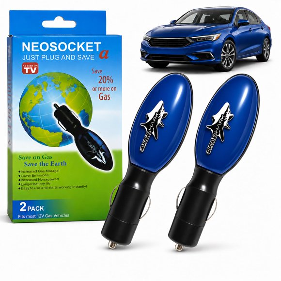 GTAYLH Ahorro de Gas 2 unidades 12V – Dispositivo de Eficiencia de Combustible