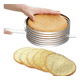 thumbnail image 3 of Cortador Bizcocho Ajustable 15-20cm Torta Queque Repostería Lisa Gris, 3 of 3