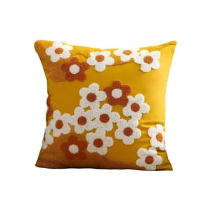 Genérico - Set De 4 Fundas Bordadas 45X45 C73