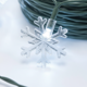 thumbnail image 2 of Guirnalda Solar Navidad 20 Led 4m Arbolito Copos Blanco, 2 of 9