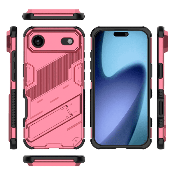 Funda GANGXUN Antigolpes para iPhone 17 Air con Soporte Invisible, Antihuellas y Protección Completa