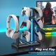 thumbnail image 3 of Soporte KDD RGB de 6 ganchos para auriculares, 3 of 8