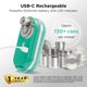 thumbnail image 4 of Abrelatas eléctrico Kitchen Mama Mini Plus en color teal con USB‑C, 4 of 6