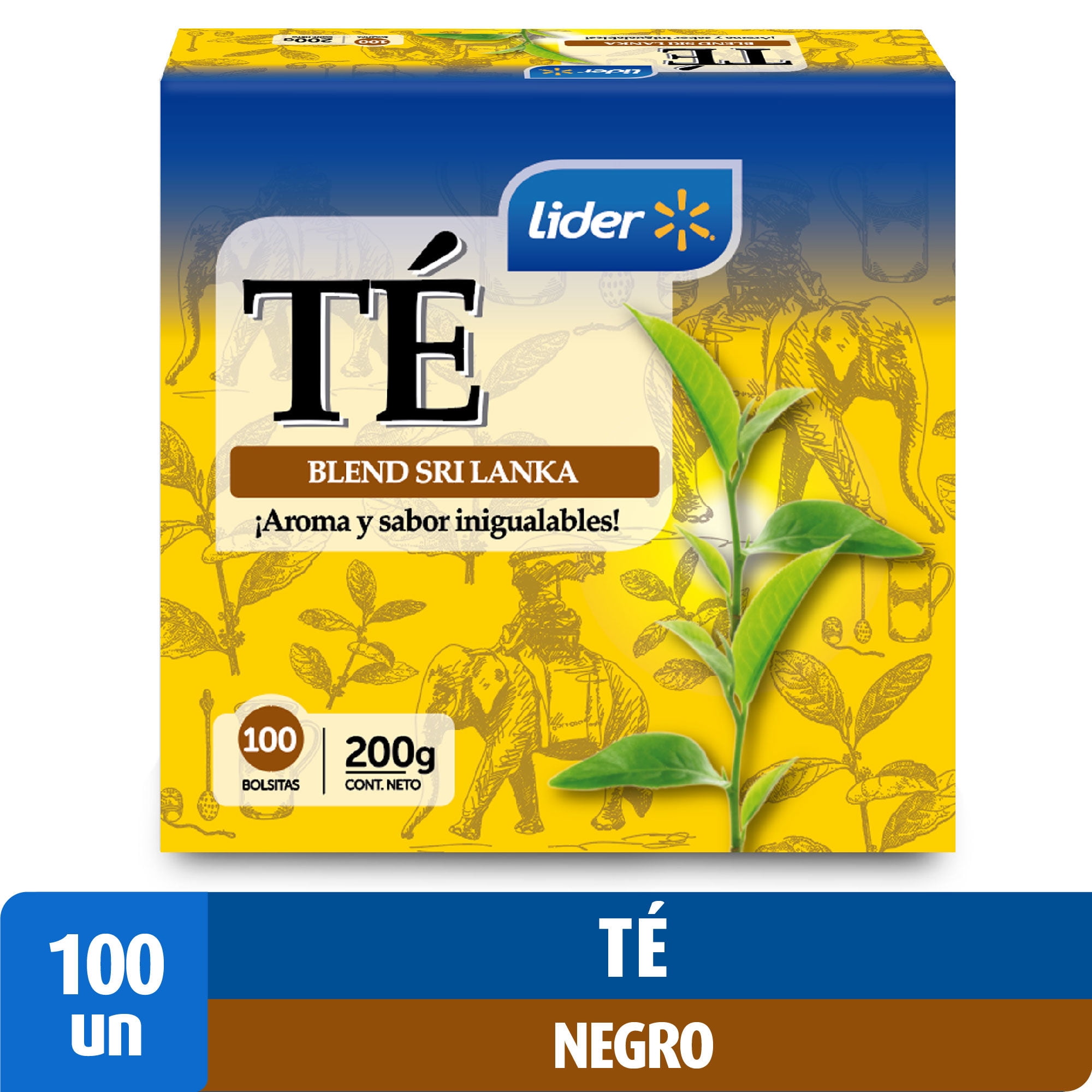 Té Ceylán Caja 100 Un Lider