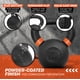 thumbnail image 3 of Kettlebell Yes4All con recubrimiento en polvo de hierro fundido de 10 kg, color naranja, 3 of 7