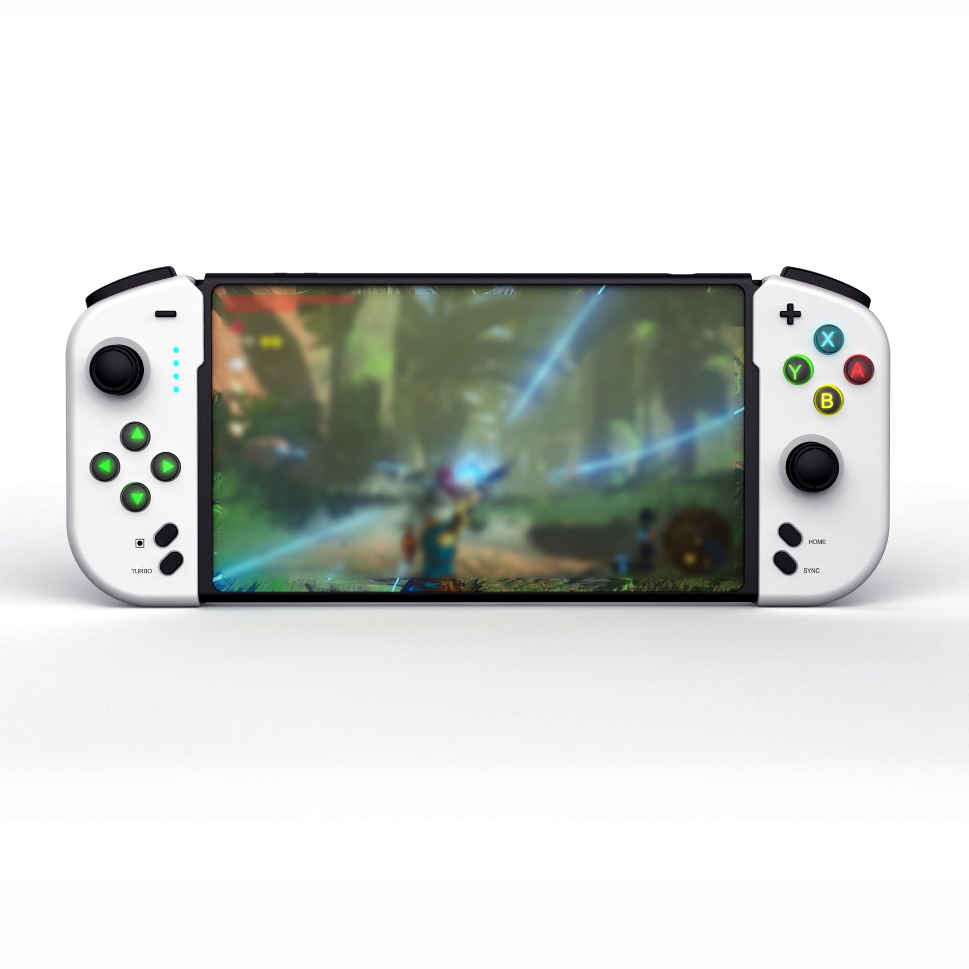 Gamepad Inalámbrico Aaronmei Para Nintendo Switch Blanco