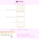 thumbnail image 3 of Organizador De Moños Para El Cabello 133 X 43 Cm Colgador De Pared Beige, 3 of 7