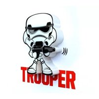 Fxlight - Lampara Mural 3D Mini Stormtrooper Star Wars