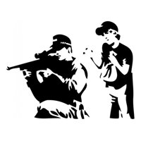 Rienda Libre Graphics - Decomural Sniper Soldier Banksy Ws-34505
