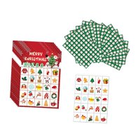 Magideal - Juego De Tarjetas De Bingo Navideñas, Tarjetas De Bingo Navideñas De Invierno, Tarjetas De Bingo De Papel Para Fiestas Navideñas Para Adultos, Compañe