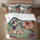 thumbnail image 1 of Snow White And The Seven Dwarfs 3-Piece Bedding Set For Kids Boys Girls Adult Cartoon Warm Cute Fashion Holiday Present Gift Bed Sheets, 1 of 5