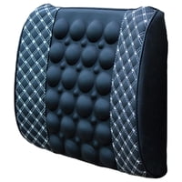 Ioensy - Soporte Lumbar Para Automóvil Soporte Para Reposacabezas De Almohada Para Asiento De Oficina Para Automóvil Línea Blanca