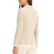 thumbnail image 3 of BLAZER DE LINO INSPIRE CHIC para Mujeres con Solapa de Muesca y Un Botón Chaquetas de Traje S Beige, 3 of 6