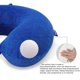 thumbnail image 5 of Almohada de viaje Gosider de espuma viscoelástica en forma de U con funda de terciopelo, 5 of 7