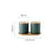 thumbnail image 2 of Juego de 2 tarros de especias de cerámica OnePine, azucarero de cerámica con cuchara y tapa de bambú para té, azúcar, sal y especias en casa y en la cocina., 2 of 5
