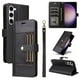 thumbnail image 5 of FOXDOCK Funda tipo Cartera para Samsung Galaxy S23 – Cubierta de Cuero PU con Múltiples Ranuras, Bolsillo para Efectivo y Correa de Muñeca, 5 of 6