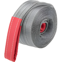 Genérico - Correa Plana Eslinga De Amarre 4 Toneladas 3 Metros Gris