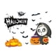 thumbnail image 3 of Calcomanías Para Ventanas, Comedor, Coche, Dormitorio, Halloween, Calcomanías Para Ventanas, Malvado Sosteniendo Una Linterna, 3 of 5