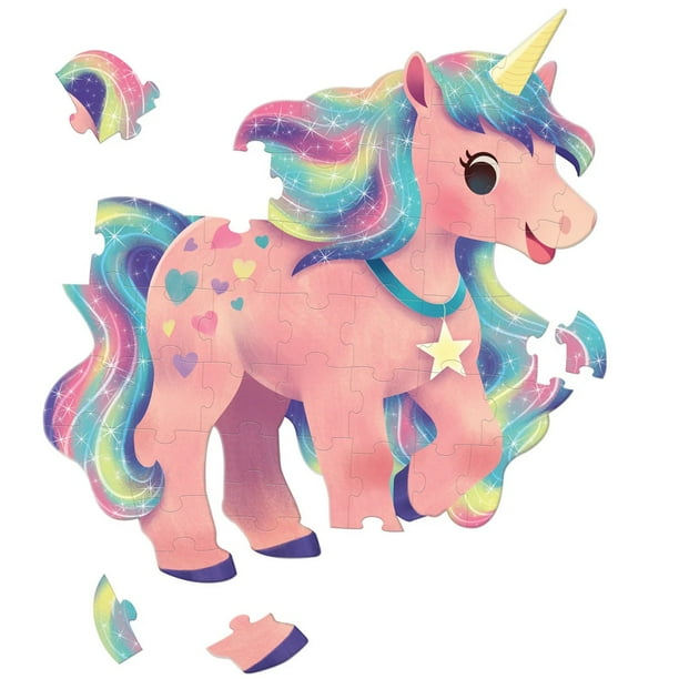 Puzzle Jumbo Unicornio 48pcs Crocodile Creek Lider - Main Image