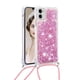thumbnail image 1 of Funda FOXDOCK para iPhone 11 con Cuerda Ajustable, Brillo Líquido, Protección Antigolpes y Lente – Ideal para Regalo, 1 of 6