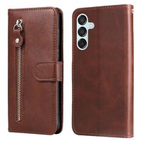 Gangxun - Funda Con Cremallera Para Samsung Galaxy M15 5G, Carcasa Cartera De Cuero Pu Con Soporte Y Tarjetero