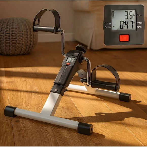 Pedalera con Pantalla Lcd Rehabilitación Ejercicio Pedal Fit Bicicleta
