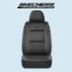 thumbnail image 3 of Fundas de asiento de coche Skechers de piel viscoelástica negra x2, 3 of 8