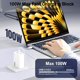 thumbnail image 2 of Bloque de carga eZoneZoff USB C de 3 puertos PD&AC de 100 W para MacBook/iPhone/iPad, 2 of 7