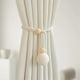 thumbnail image 3 of Pack De 02 Sujetadores Para Cortinas - Bola Tejida Beige, 3 of 4