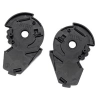 Magideal - 2 Piezas Base De Lente Para Casco Base De Visera Para Motocicleta Adaptador De Casco Montaje Lateral Accesorio Profesional De Pc Repuesto Adecuado